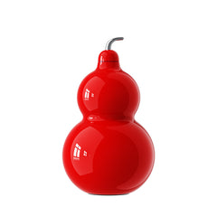 OTE Gourdflaska i rostfritt stÄl, vattenflaska i metall med axelrem, bÀrbar och hÄllbar sportvattenflaska i gourd för gym, resor och daglig anvÀndning, 300 ml