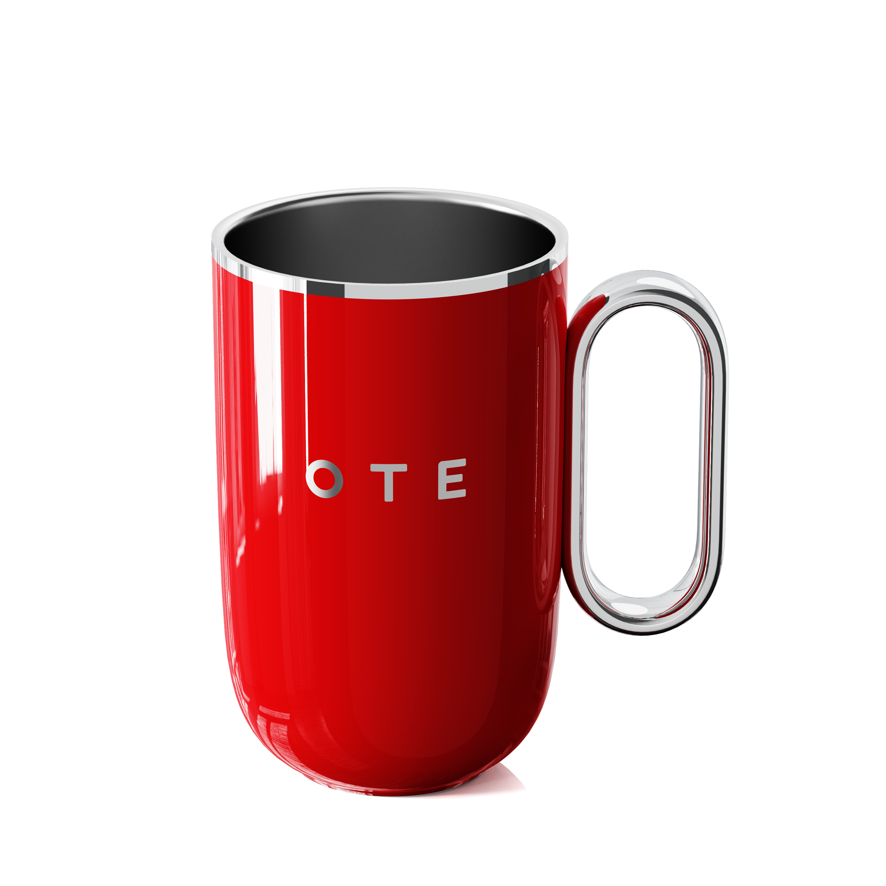 KaffeMugg med handtag, 12oz/8oz(350/220ml) Isolerad rostfritt stål kaffe Mugg Travel Mugg, Dubbel vägg Vakuum Återanvändbar kaffe kopp